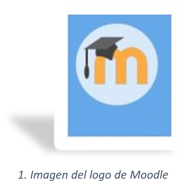 Imagen del logo de Moodle.